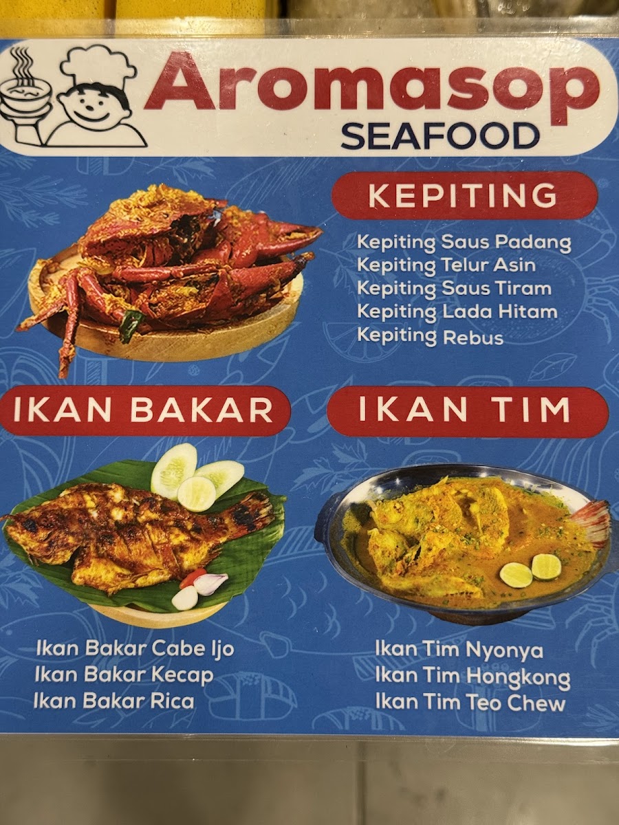 Aromasop Seafood Menu - Image 2