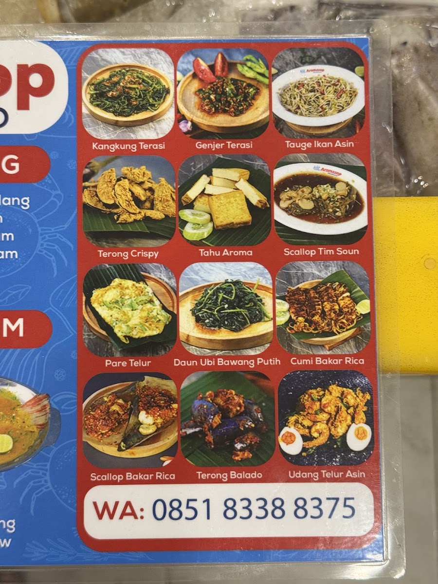 Aromasop Seafood Menu - Image 4